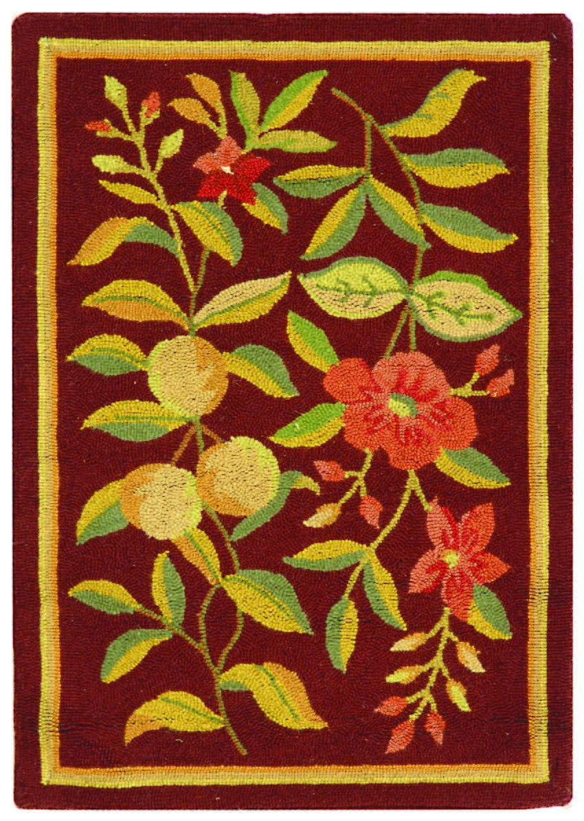 Safavieh Chelsea Hk210C Burgundy Rugs - Safavieh - hk210c - 5ov