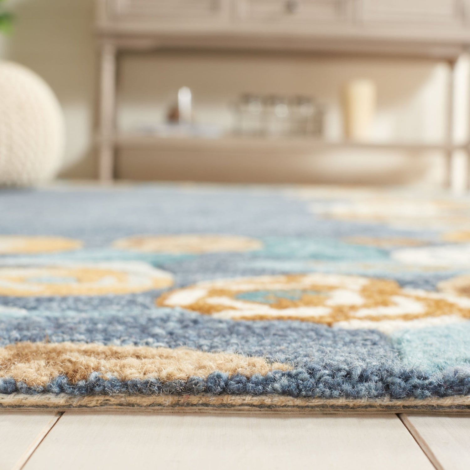 Safavieh Chelsea Hk292M Blue/Ivory Rug - Safavieh - hk292m - 3