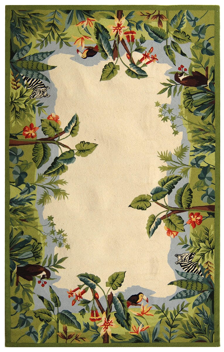 Safavieh Chelsea Hk295A Beige / Green Rugs - Safavieh - hk295a - 2