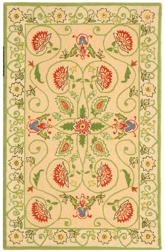 Safavieh Chelsea hk330a Beige / Green Rugs - Safavieh - hk330a - 3r