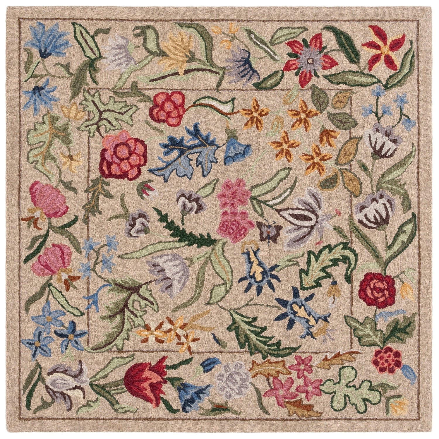 Safavieh Chelsea Hk335B Beige/Pink Rug - Safavieh - hk335b - 3