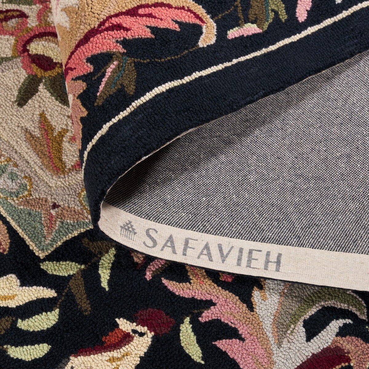 Safavieh Chelsea hk48k Ivory / Black Rugs - hk48k-26