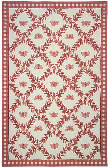 Safavieh Chelsea Hk55C Ivory / Rose Rugs - Safavieh - hk55c - 3r