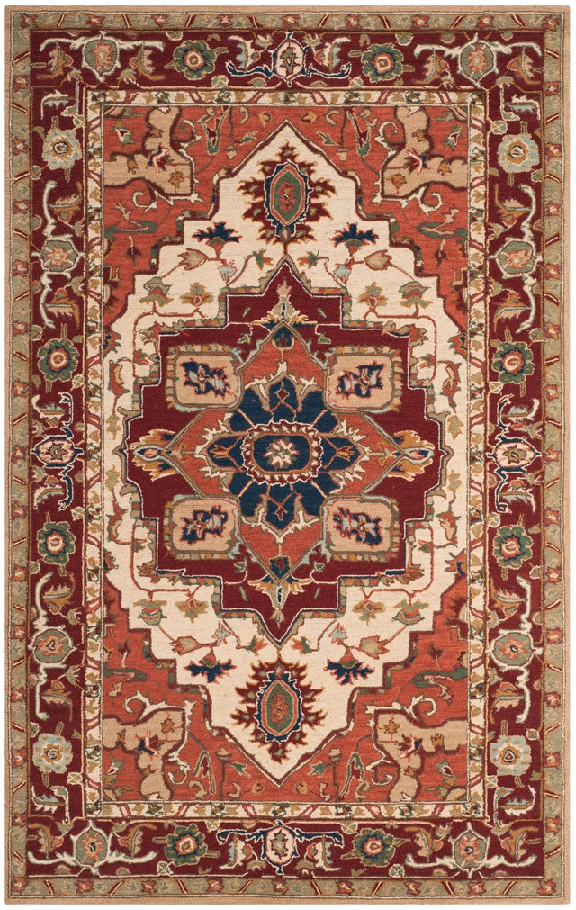 Safavieh Chelsea Hk709A Red/Ivory Rug - Safavieh - hk709a - 8