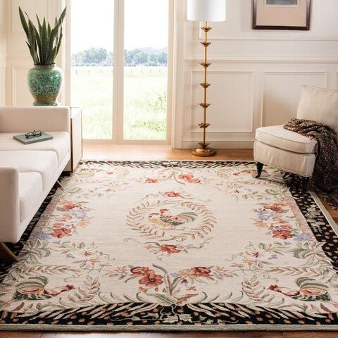 Safavieh Chelsea hk92a Creme / Black Rugs - Safavieh - hk92a - 8