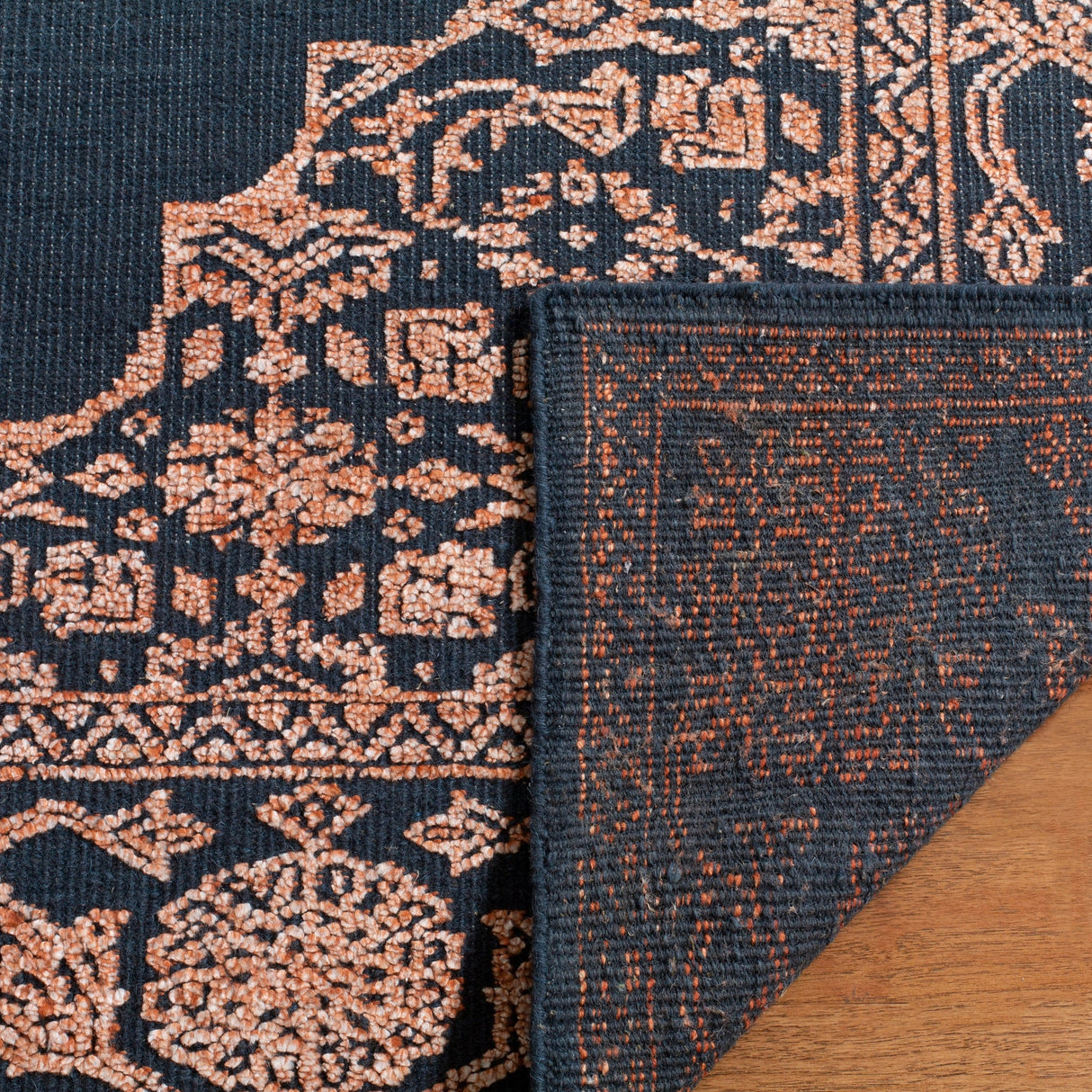 Safavieh Chester Chs546C Navy/Rust Rug - Safavieh - chs546c - 6