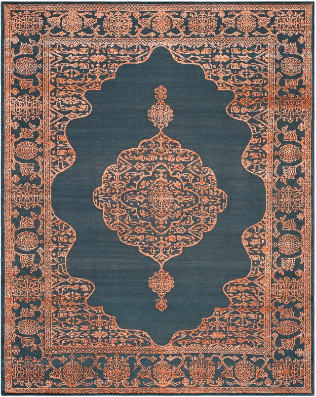 Safavieh Chester Chs546C Navy/Rust Rug - Safavieh - chs546c - 6