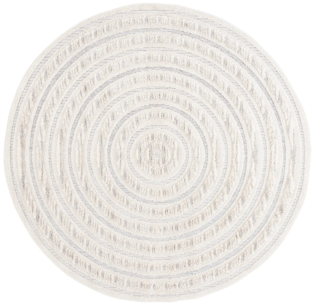 Safavieh Chloe 6'-7" x 6'-7" Rug in Ivory / Grey