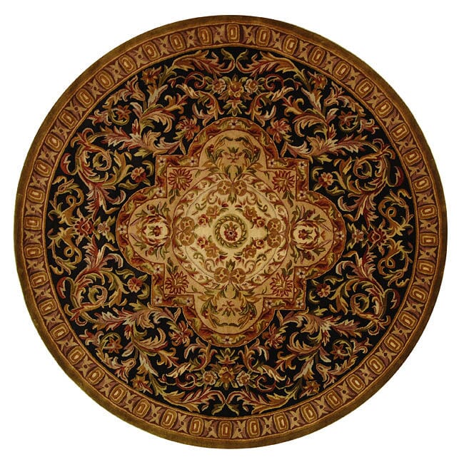 Safavieh Classic Cl220B Black / Beige Rugs - Safavieh - cl220b - 4r