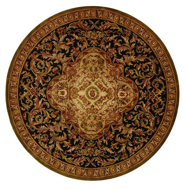 Safavieh Classic Cl220B Black / Beige Rugs - Safavieh - cl220b - 4r