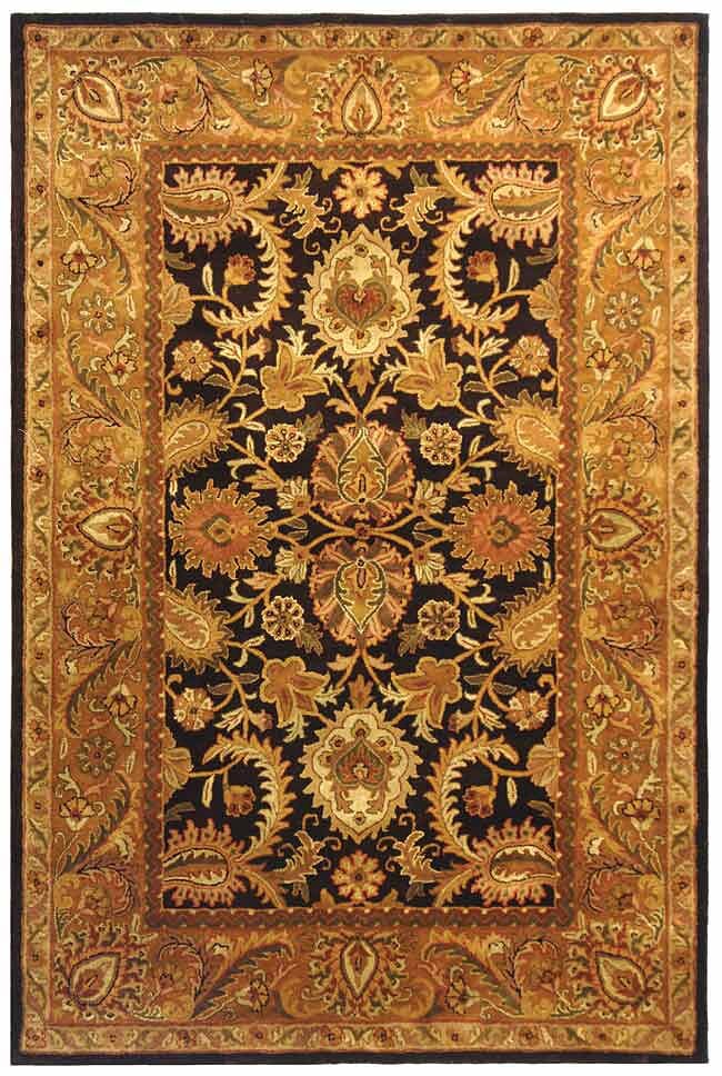 Safavieh Classic Cl244B Dark Plum / Gold Rugs - Safavieh - cl244b - 2