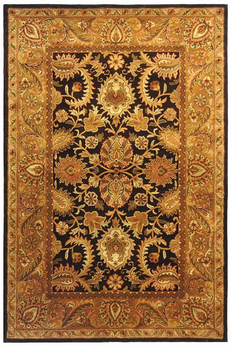 Safavieh Classic Cl244B Dark Plum / Gold Rugs - Safavieh - cl244b - 2