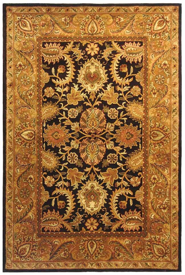 Safavieh Classic Cl244B Dark Plum / Gold Rugs - Safavieh - cl244b - 2