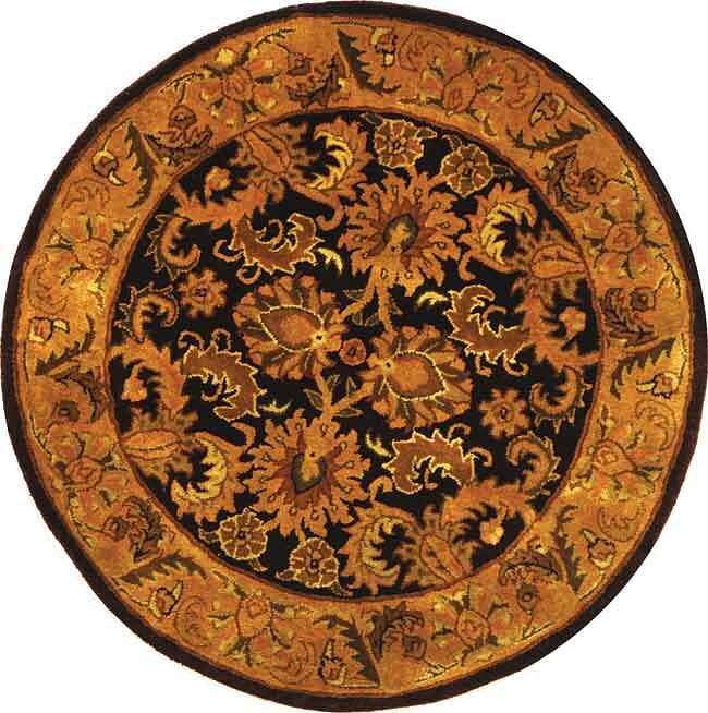 Safavieh Classic Cl244B Dark Plum / Gold Rugs - Safavieh - cl244b - 4r