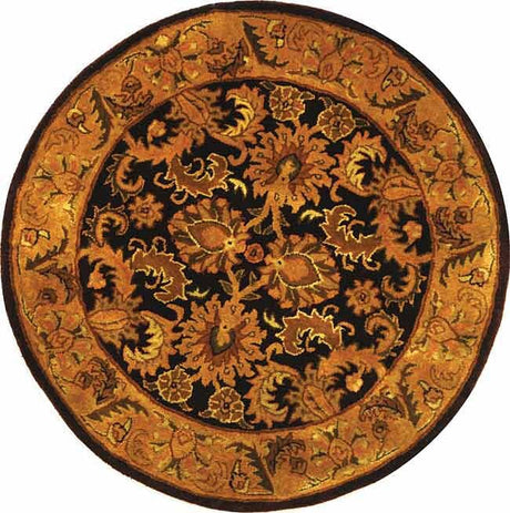 Safavieh Classic Cl244B Dark Plum / Gold Rugs - Safavieh - cl244b - 4r
