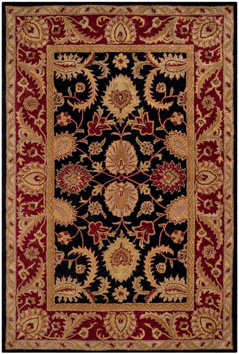 Safavieh Classic Cl244C Black / Burgundy Rugs - Safavieh - cl244c - 2