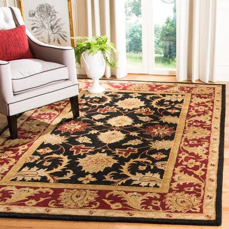 Safavieh Classic Cl244C Black / Burgundy Rugs - Safavieh - cl244c - 2