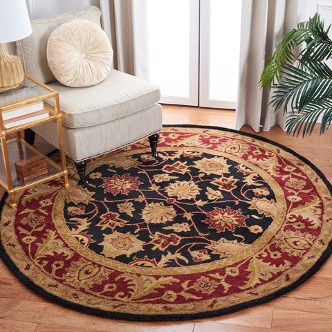 Safavieh Classic Cl244C Black / Burgundy Rugs - Safavieh - cl244c - 2