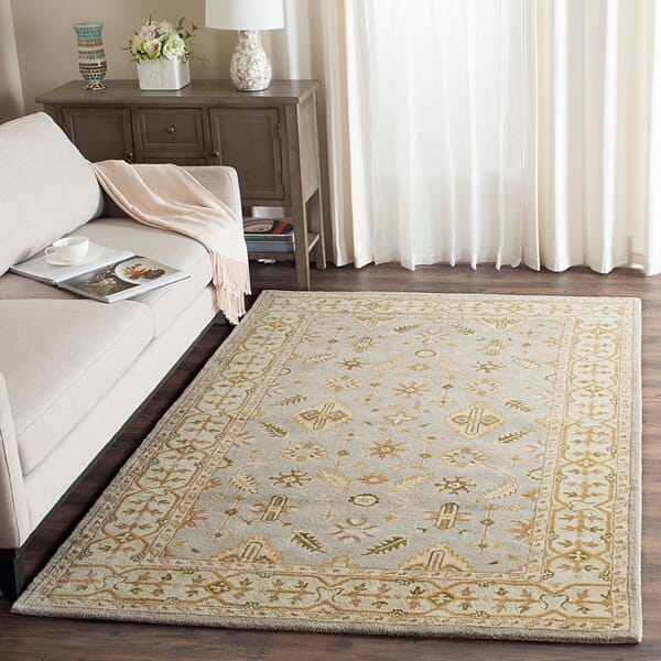 Safavieh Classic Cl933A Light Blue / Ivory Rugs - Safavieh - cl933a - 2