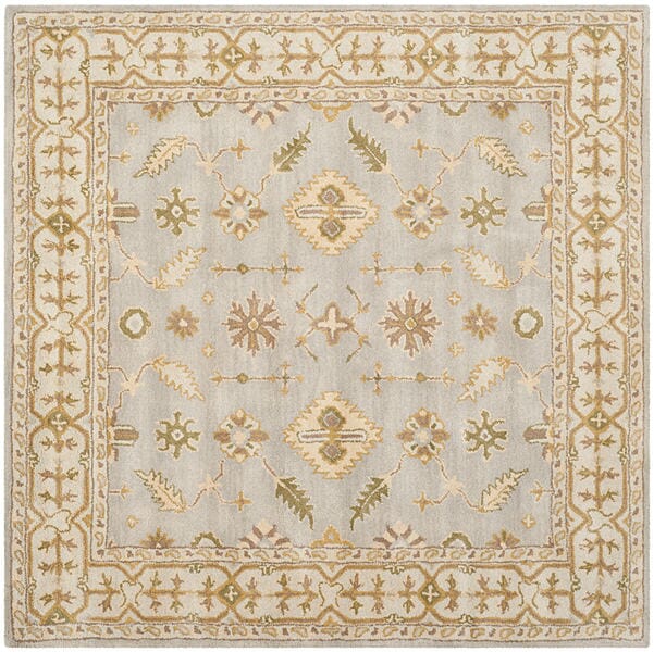Safavieh Classic Cl933A Light Blue / Ivory Rugs - Safavieh - cl933a - 6sq