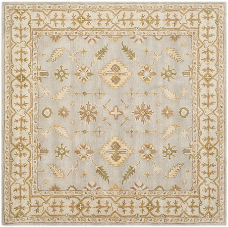 Safavieh Classic Cl933A Light Blue / Ivory Rugs - Safavieh - cl933a - 6sq