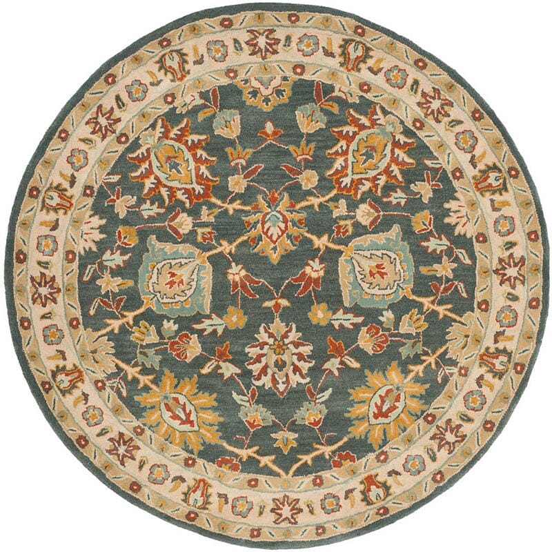 Safavieh Classic Cl934A Dark Grey / Ivory Rugs - Safavieh - cl934a - 6r