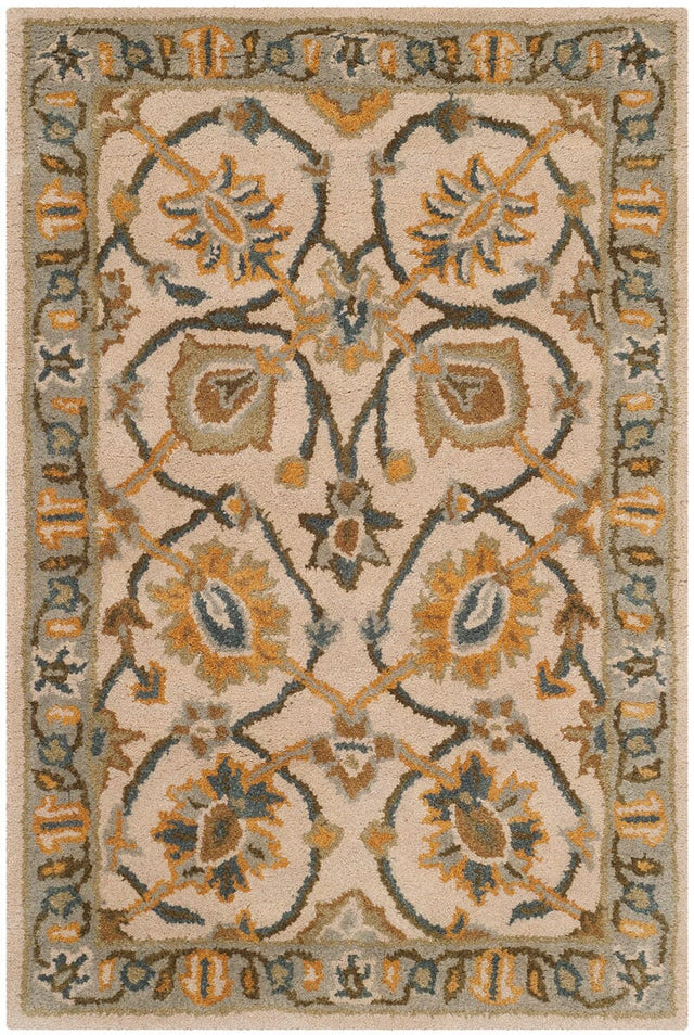 Safavieh Classic Cl934B Ivory / Light Blue Rugs - Safavieh - cl934b - 28