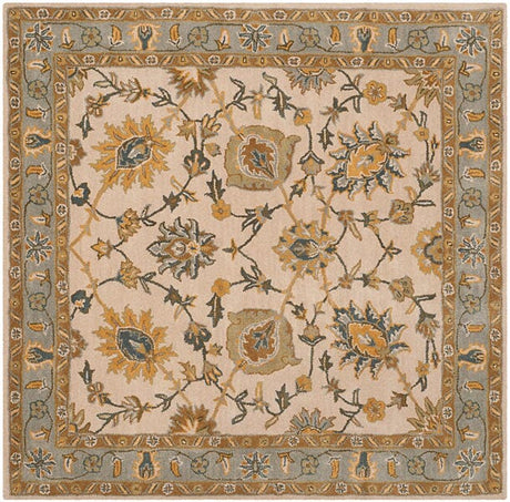Safavieh Classic Cl934B Ivory / Light Blue Rugs - Safavieh - cl934b - 6sq