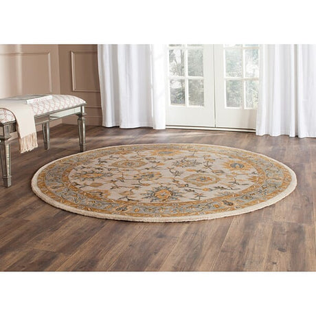 Safavieh Classic Cl934B Ivory / Light Blue Rugs - Safavieh - cl934b - 6sq