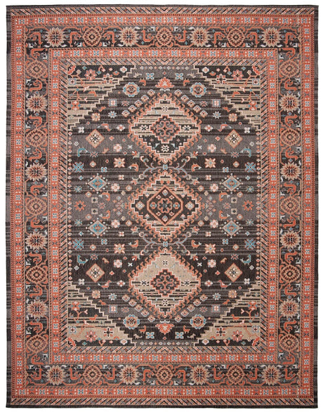 Safavieh Classic Vintage Clv114Z Black / Rust Rugs - Safavieh - clv114z - 28
