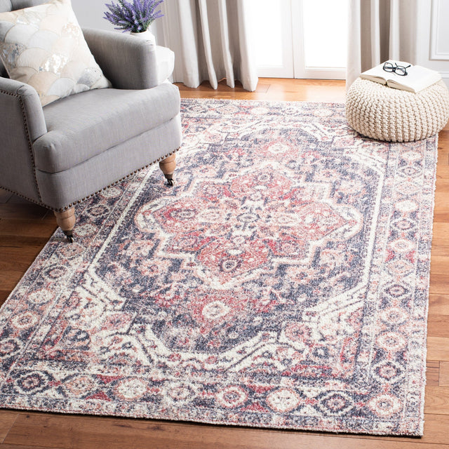 Safavieh Classic Vintage Clv203Q Red/Blue Rugs - Safavieh - clv203q - 3