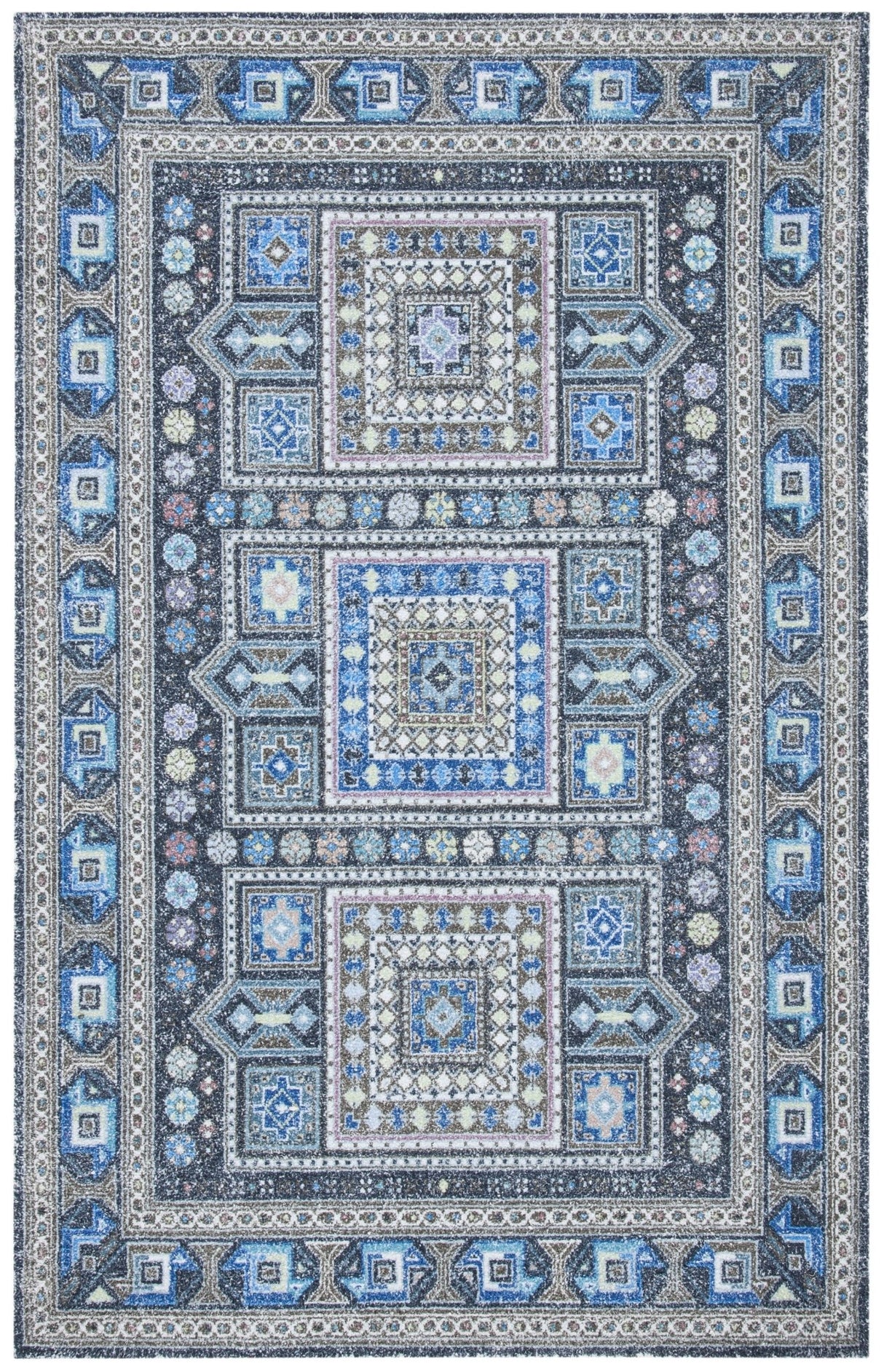 Safavieh Classic Vintage Clv205W Sage/Blue Rugs - Safavieh - clv205w - 3