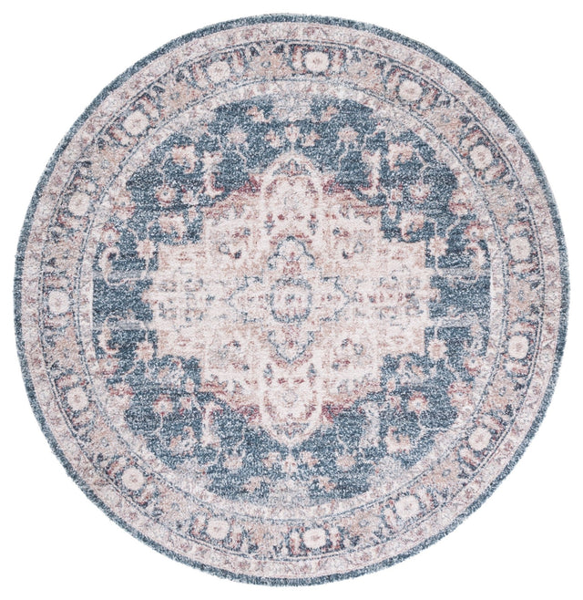 Safavieh Classic Vintage Clv206L Light Blue/Rust Rugs - Safavieh - clv206l - 6r