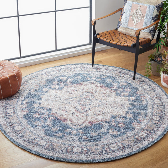 Safavieh Classic Vintage Clv206L Light Blue/Rust Rugs - Safavieh - clv206l - 6r