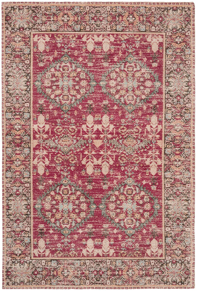 Safavieh Classic Vintage Clv302A Red/Multi Rug - Safavieh - clv302a - 26