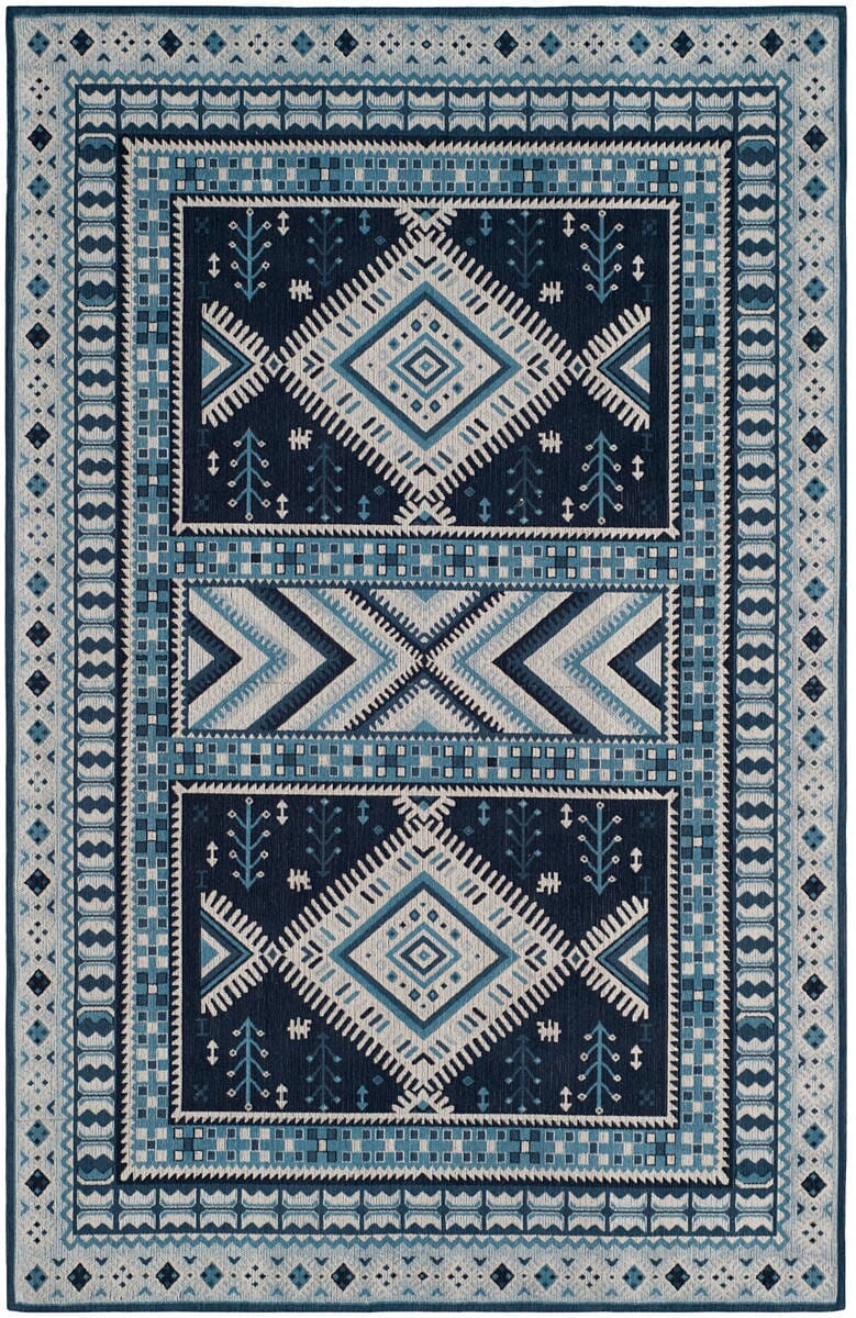 Safavieh Classic Vintage Clv511A Navy / Light Blue Rugs - Safavieh - clv511a - 3