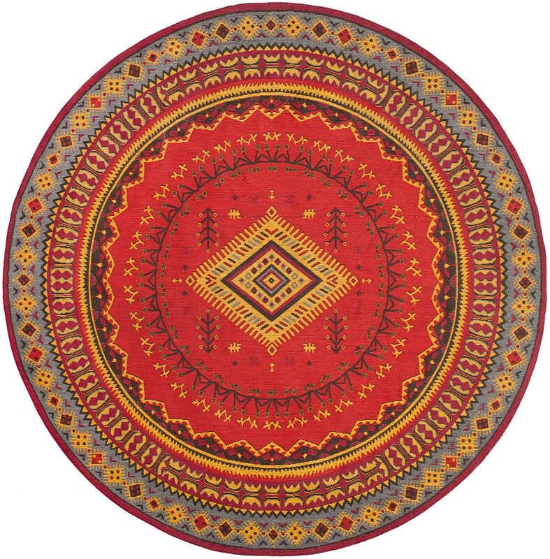 Safavieh Classic Vintage Clv511G Red / Slate Rugs - Safavieh - clv511g - 6r