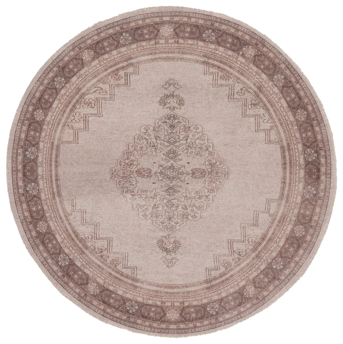 Safavieh Classic Vintage 6'-0" x 6'-0" Rug in Grey / Beige