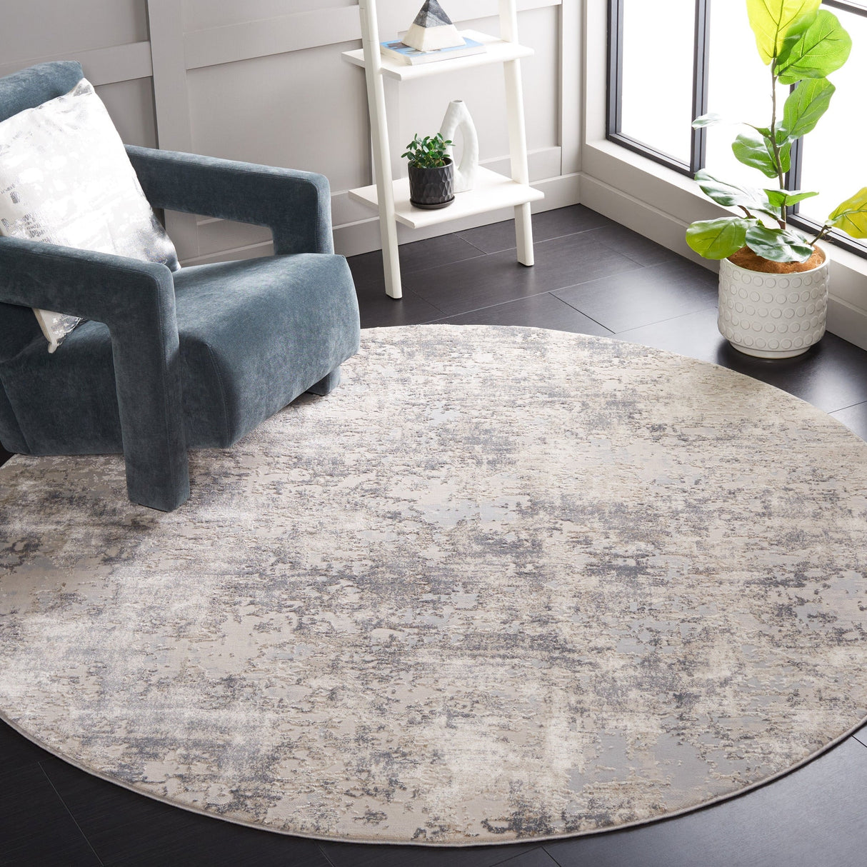 Safavieh Continental Con112A Light Beige/Dark Grey Rug - Safavieh - con112a - 7r