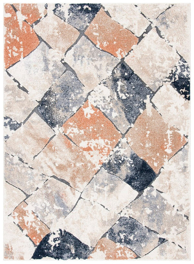 Safavieh Coppertone Cpn327A Ivory/Navy Rugs - Safavieh - cpn327a - 4