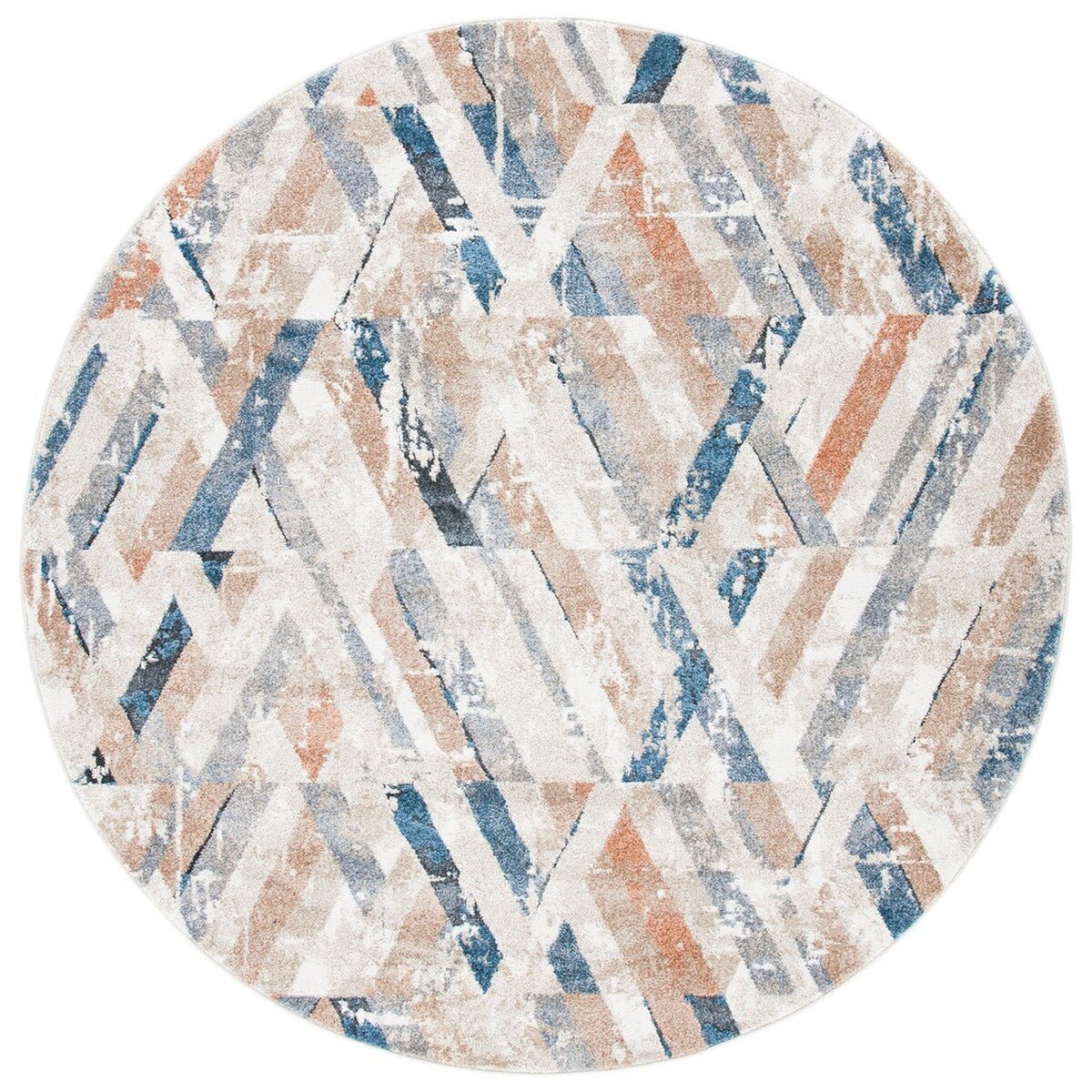 Safavieh Coppertone Cpn356A Ivory/Navy Rugs - Safavieh - cpn356a - 7r