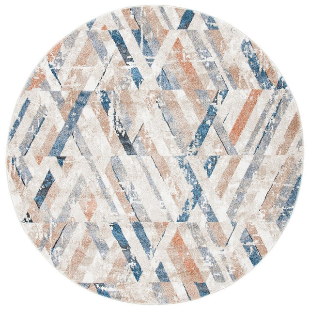 Safavieh Coppertone Cpn356A Ivory/Navy Rugs - Safavieh - cpn356a - 7r