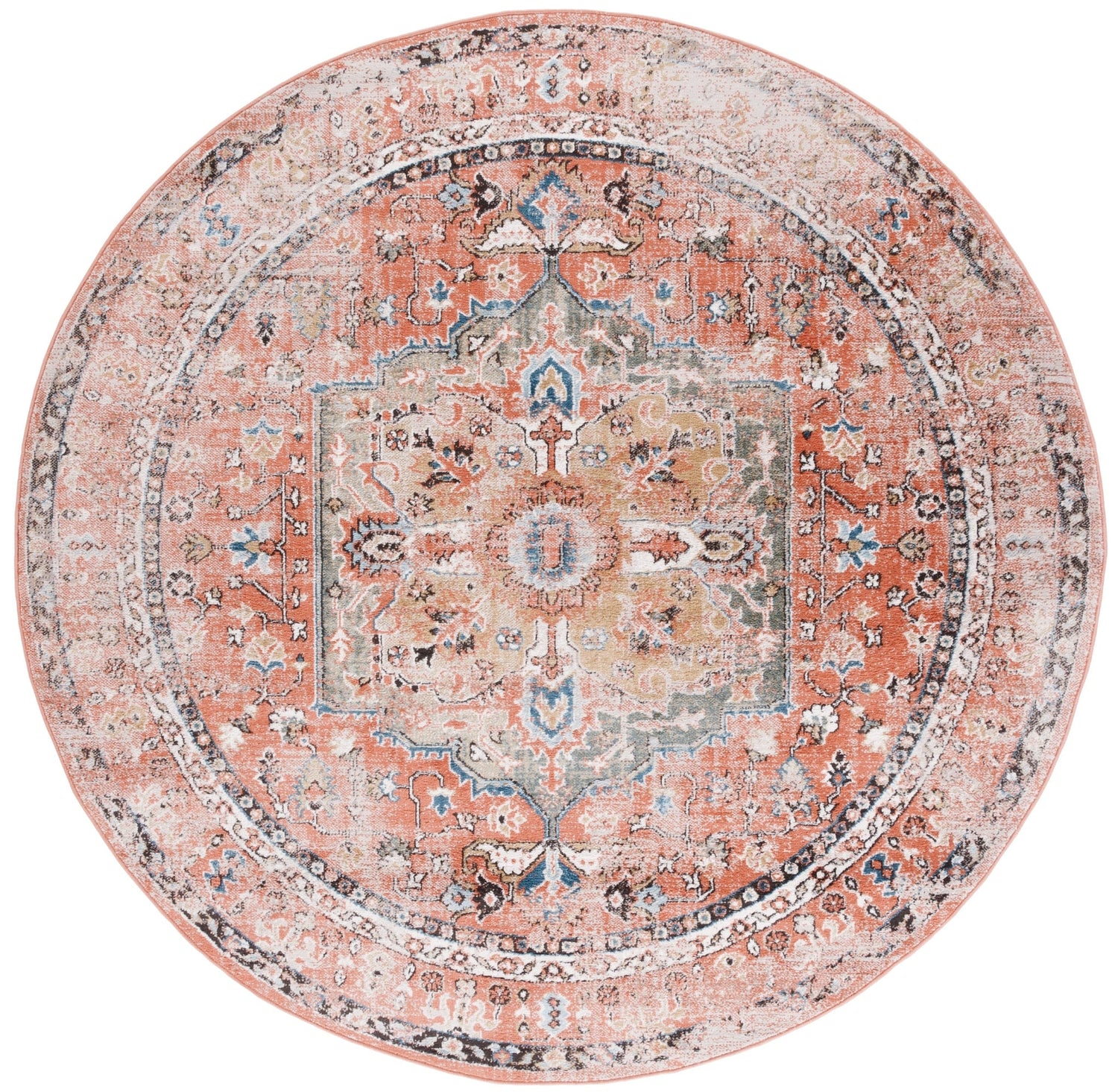 Safavieh Cornelia Crn208P Rust Rug - Safavieh - crn208p - 7r