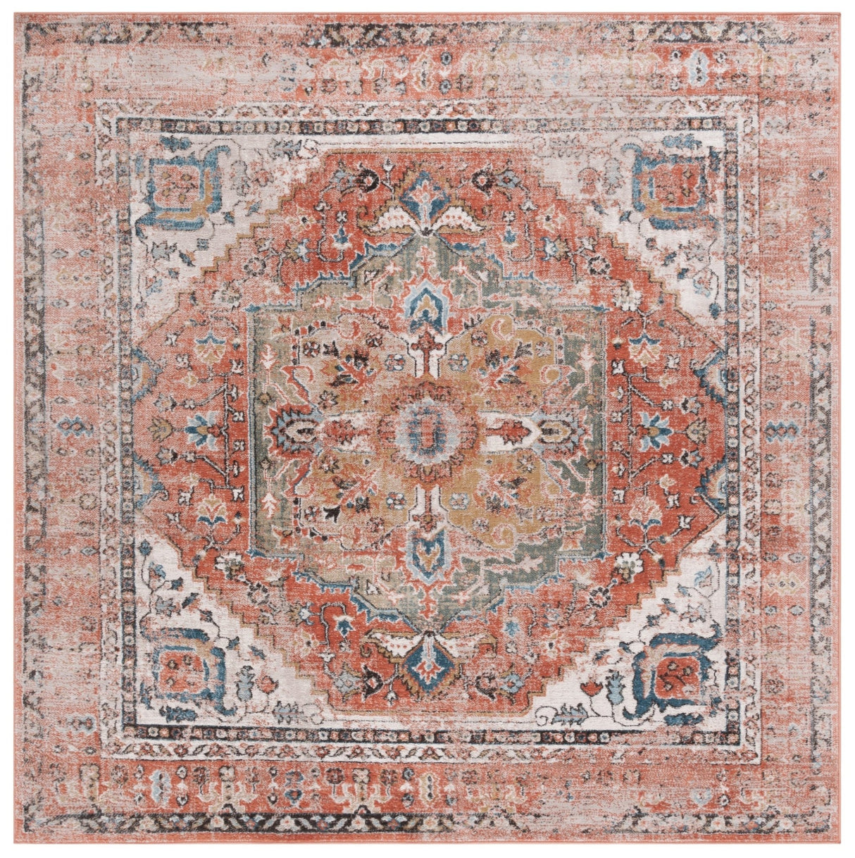 Safavieh Cornelia Crn208P Rust Rug - Safavieh - crn208p - 7r