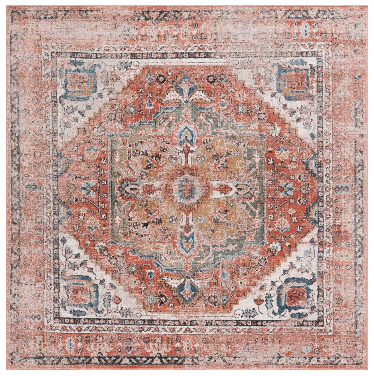 Safavieh Cornelia Crn208P Rust Rug - Safavieh - crn208p - 7r