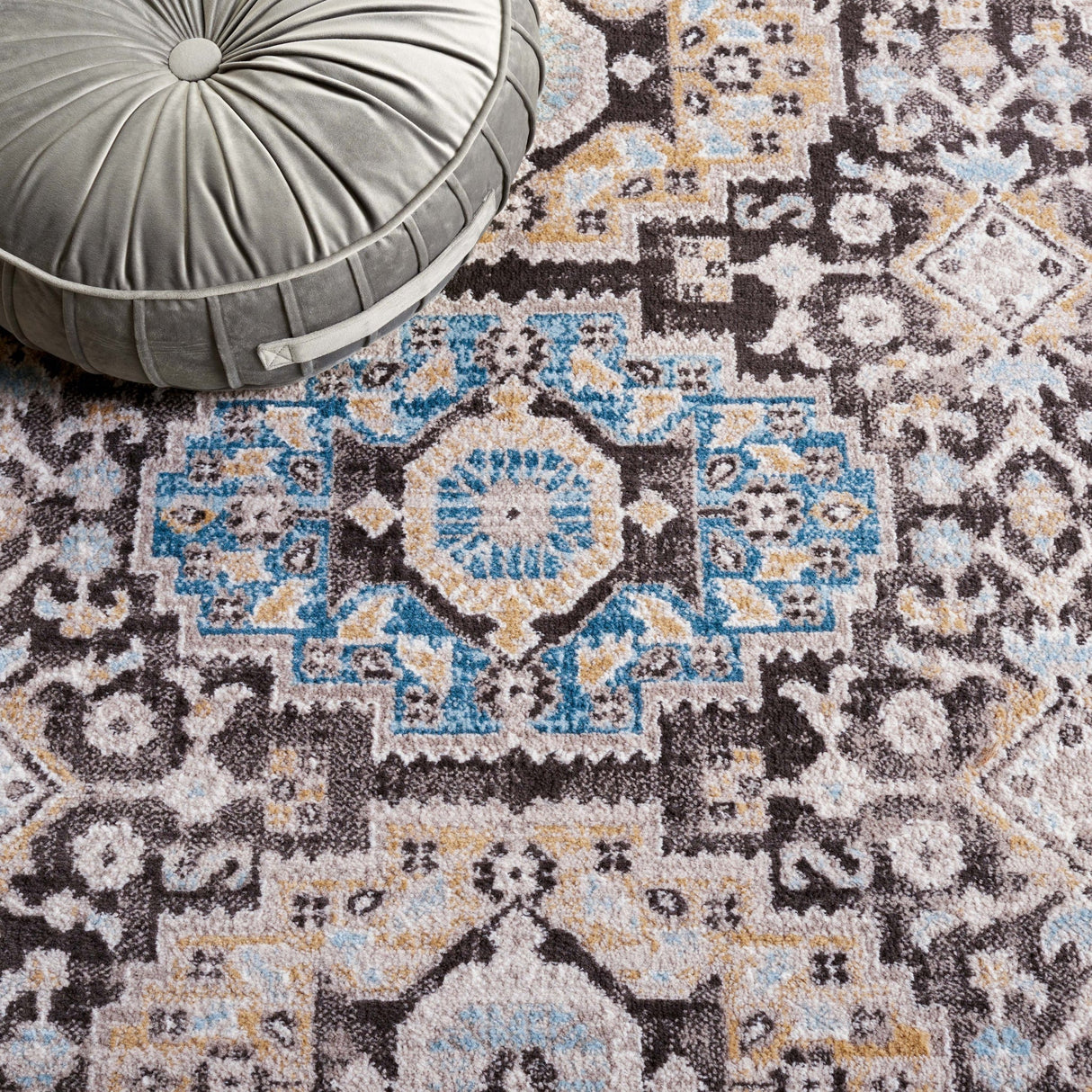 Safavieh Cornelia Crn211T Blue/Charcoal Rug - Safavieh - crn211t - 7r