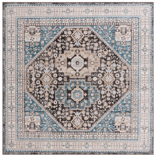 Safavieh Cornelia Crn211T Blue/Charcoal Rug - Safavieh - crn211t - 7r