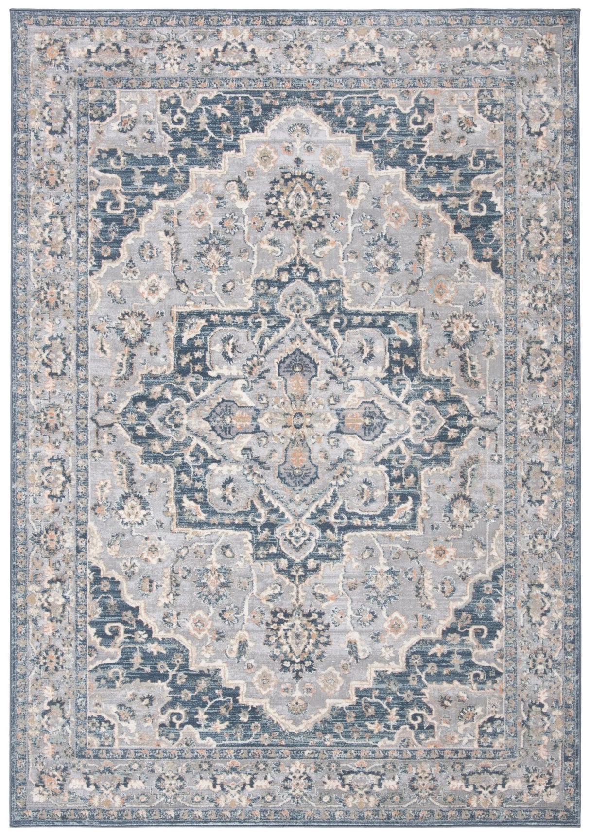 Safavieh Cosmopolitan Csm684M Cream/Blue Rugs - Safavieh - csm684m - 4