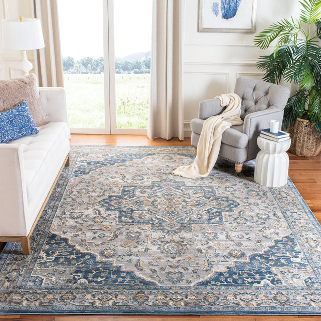 Safavieh Cosmopolitan Csm684M Cream/Blue Rugs - Safavieh - csm684m - 4