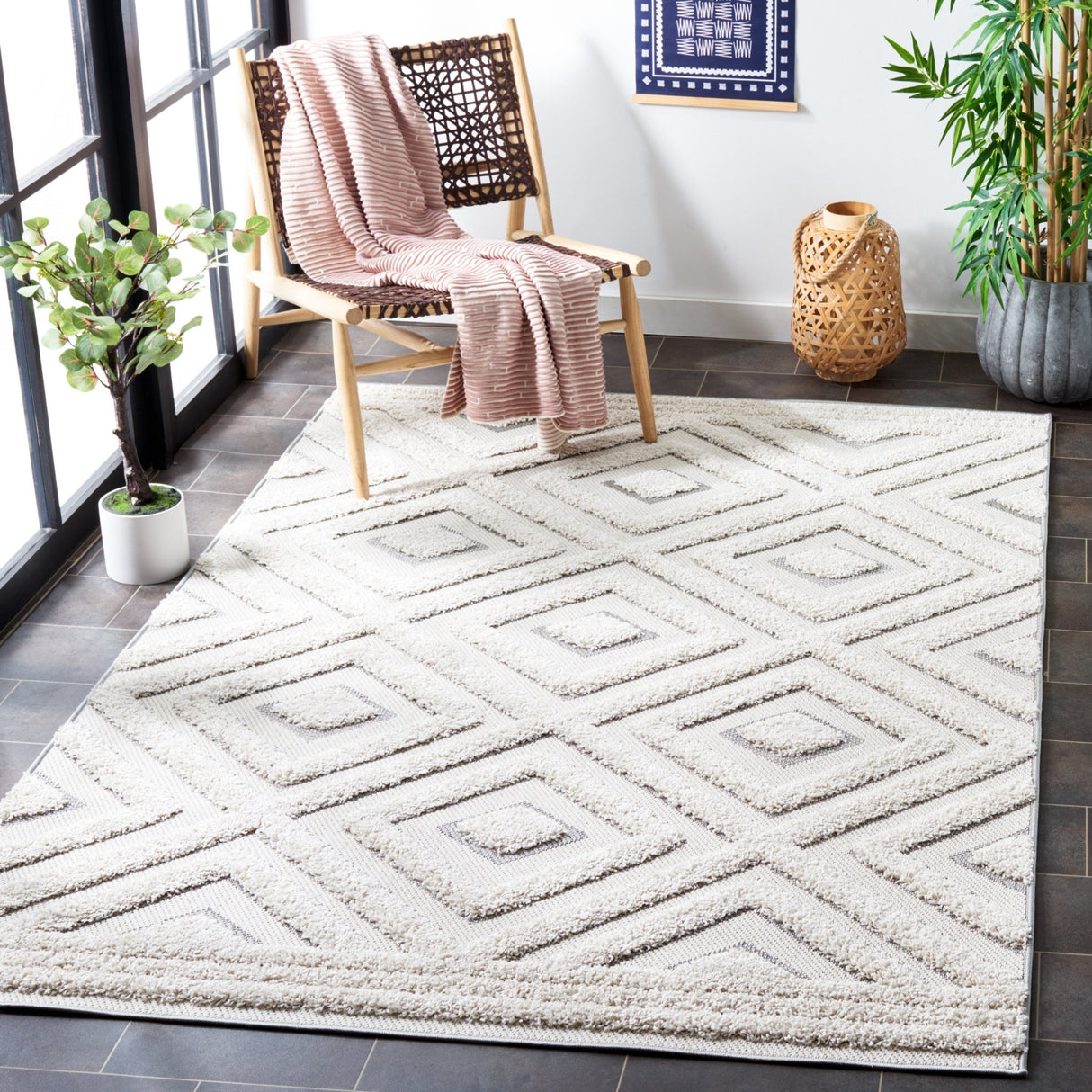 Safavieh Cottage Cot202A Ivory/Light Grey Rug - Safavieh - cot202a - 4